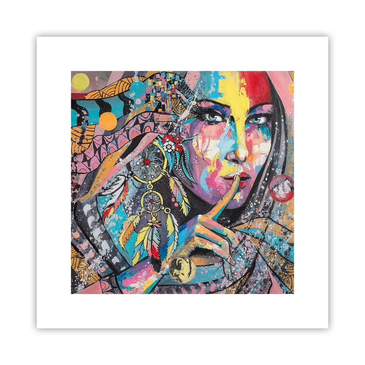 Poster - Taci, finché capirai - 30x30 cm