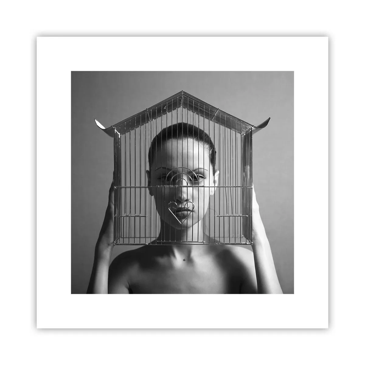 Poster - Ritratto un po' surreale - 30x30 cm