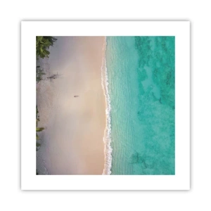 Poster - Spiaggia del paradiso - 40x40 cm