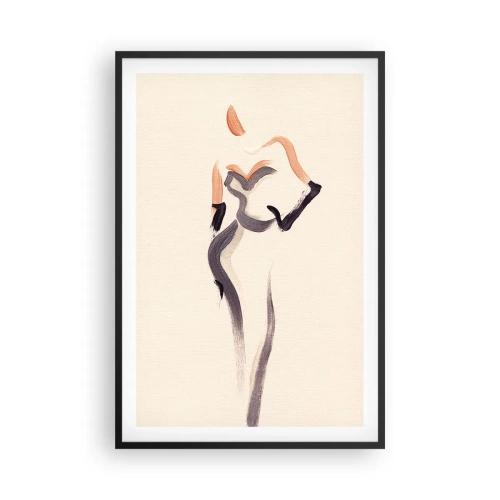 Poster in cornice nera - Gli anni d'oro di Hollywood - 61x91 cm