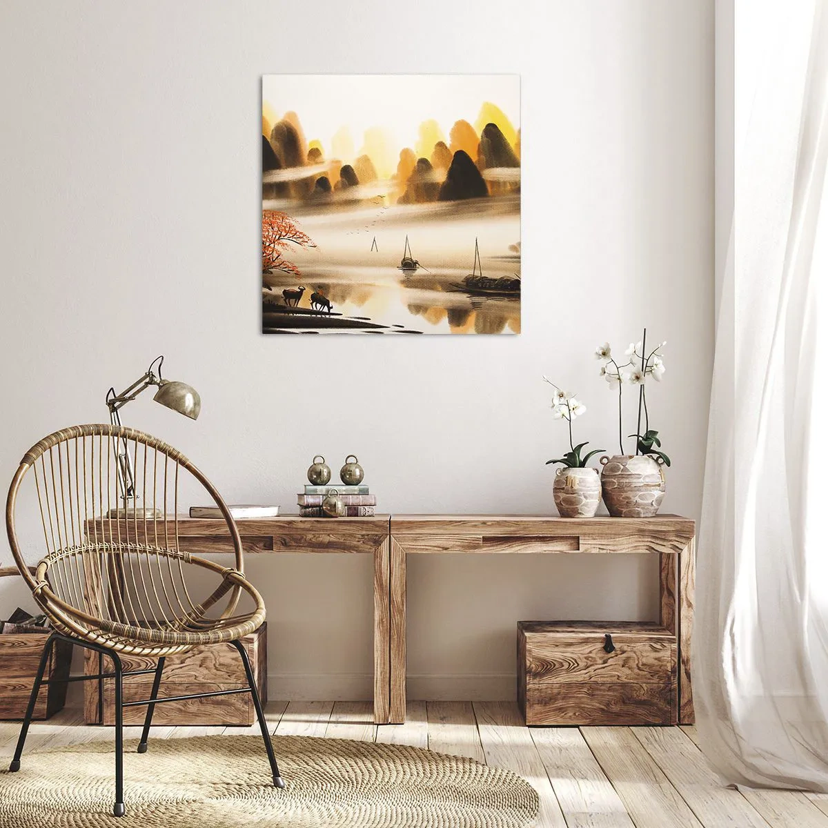 Quadro su tela - Stampe su Tela - Oltre l'Estremo Oriente - 40x40 cm