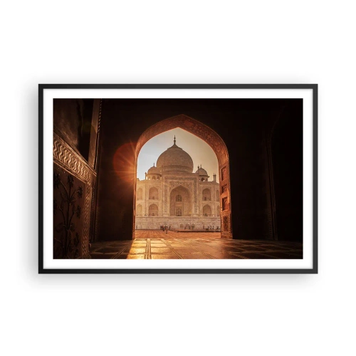 Poster in cornice nera - Monumento all'amore ultraterreno - 91x61 cm