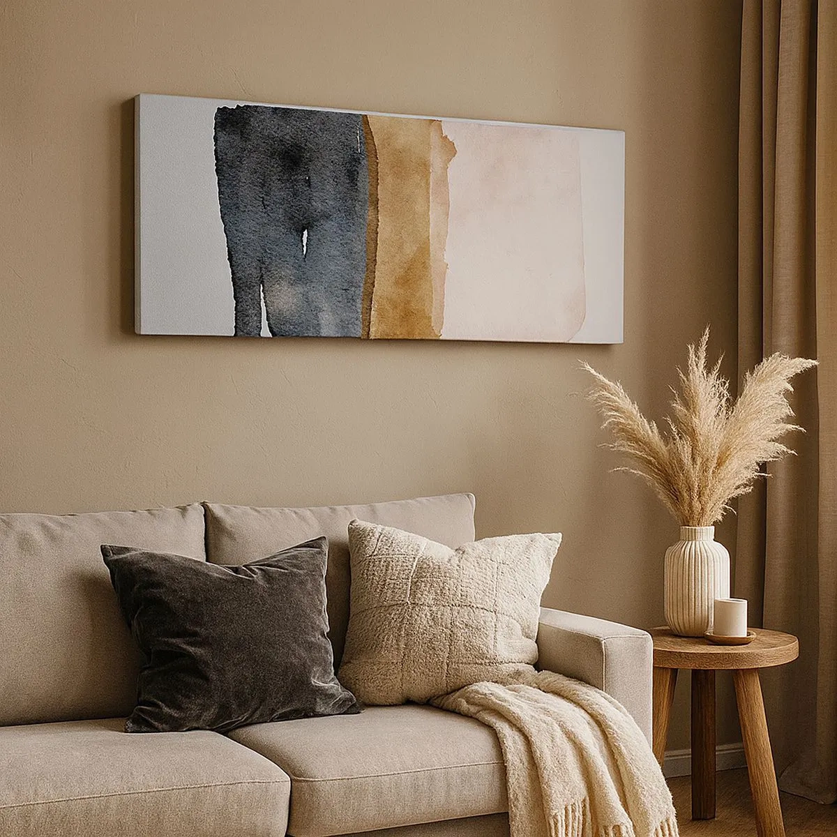 Quadro su tela - Stampe su Tela - Composizione di colori della terra - 100x40 cm