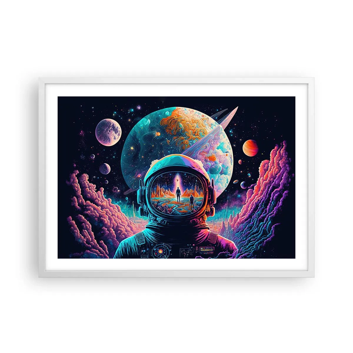 Poster in cornice bianca - I filosofi non l'avevano pensato - 70x50 cm
