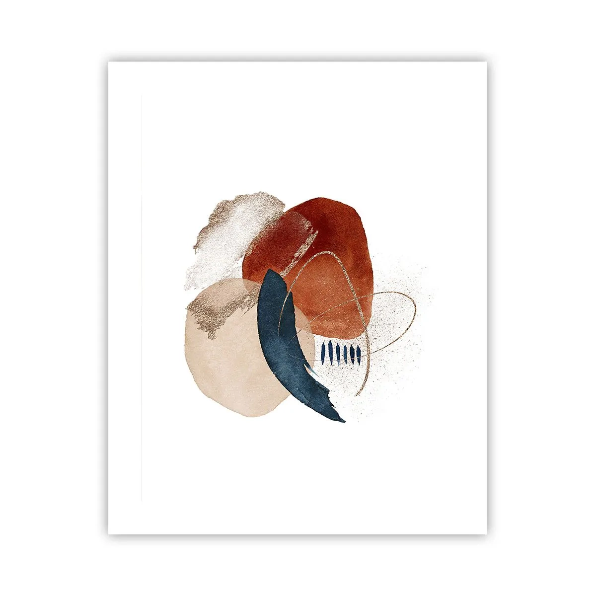 Poster - Composizione ovale - 40x50 cm
