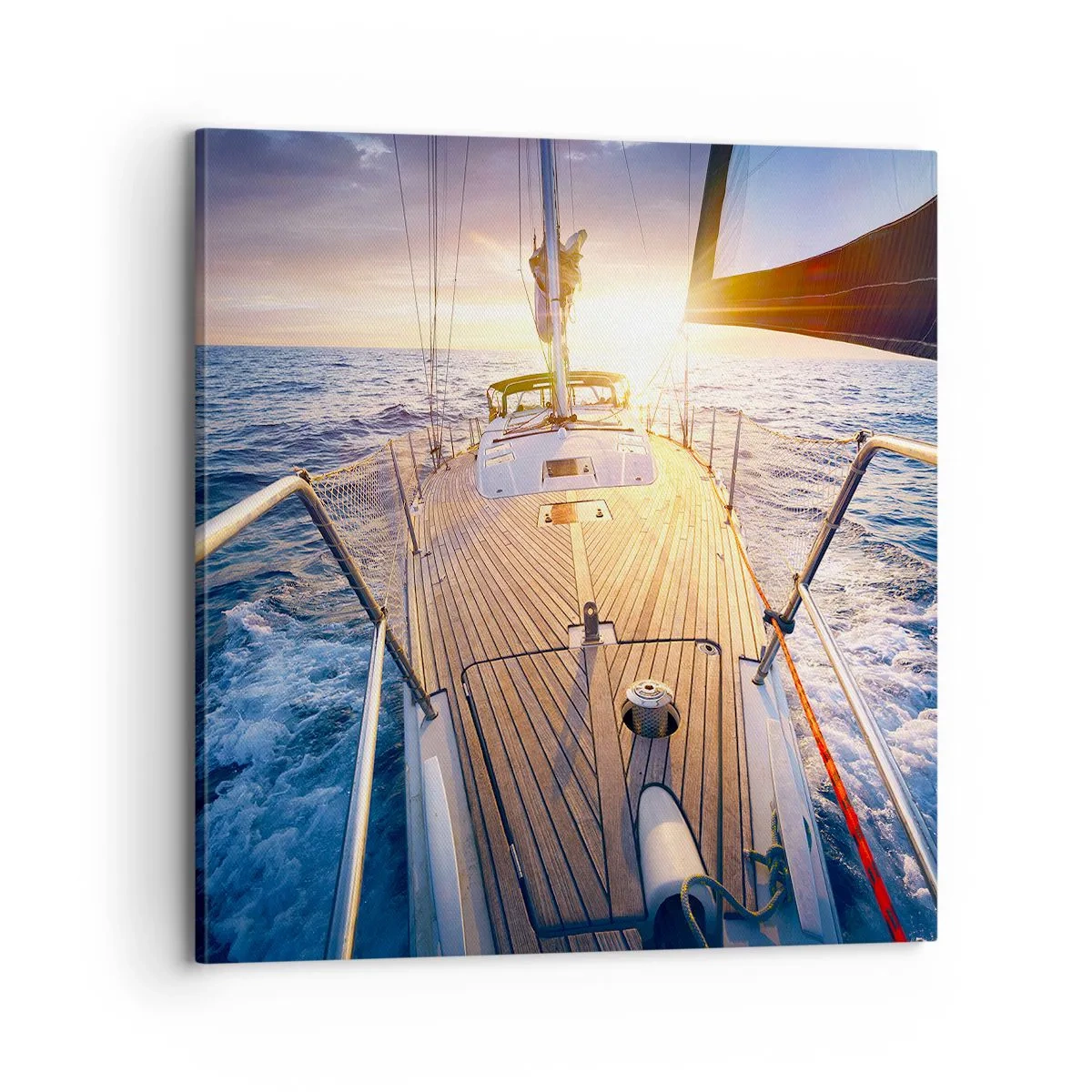 Quadro su tela - Stampe su Tela - Correndo sulle onde - 70x70 cm