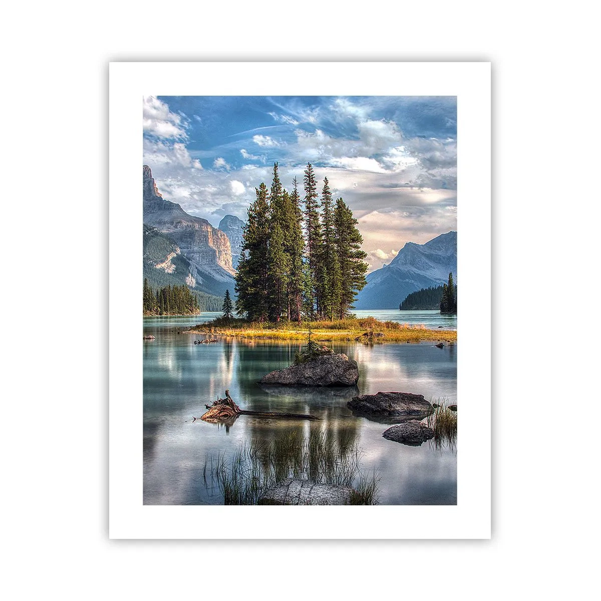 Poster - Sulle acque grandi e limpide...  - 40x50 cm