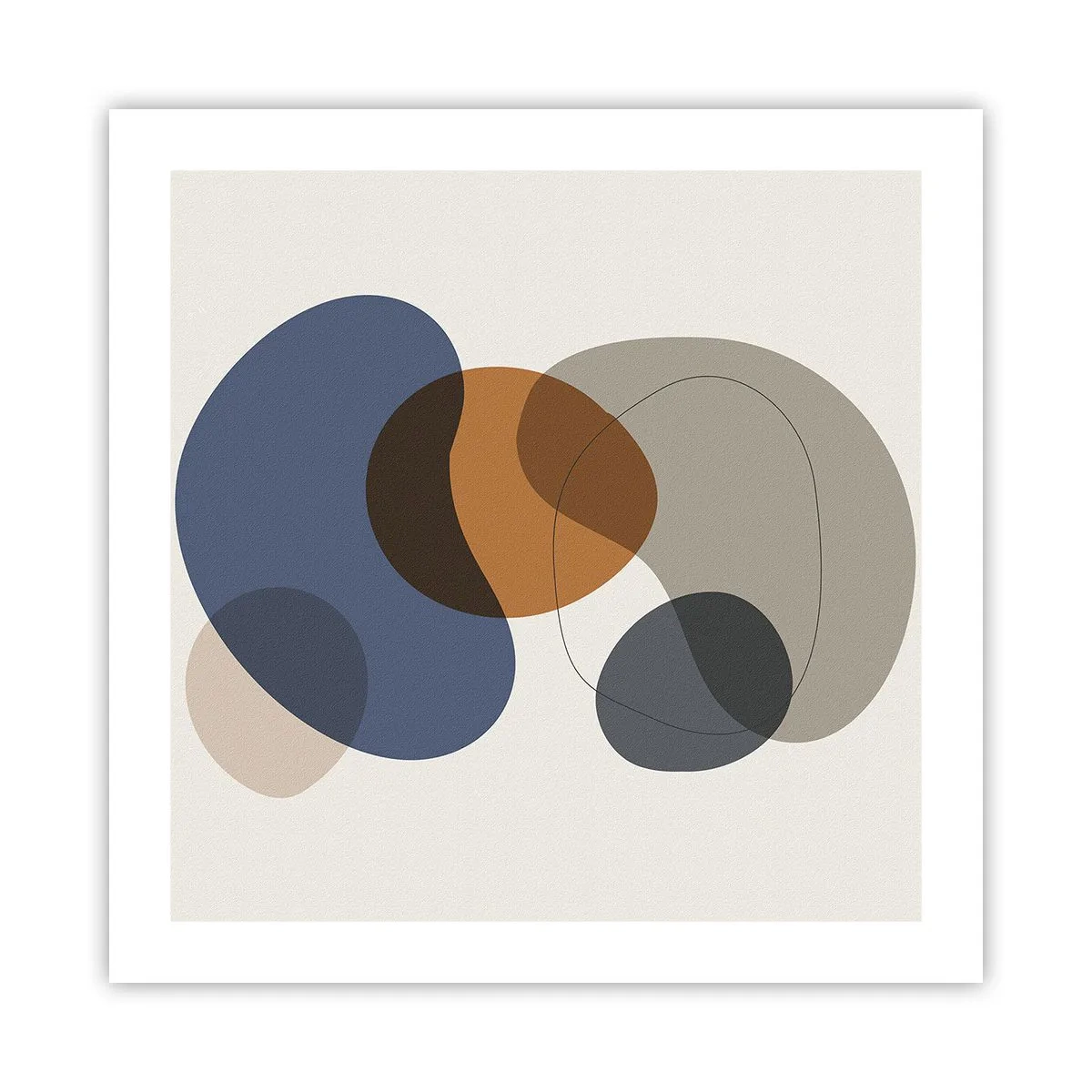 Poster - Gocce di colore - 50x50 cm