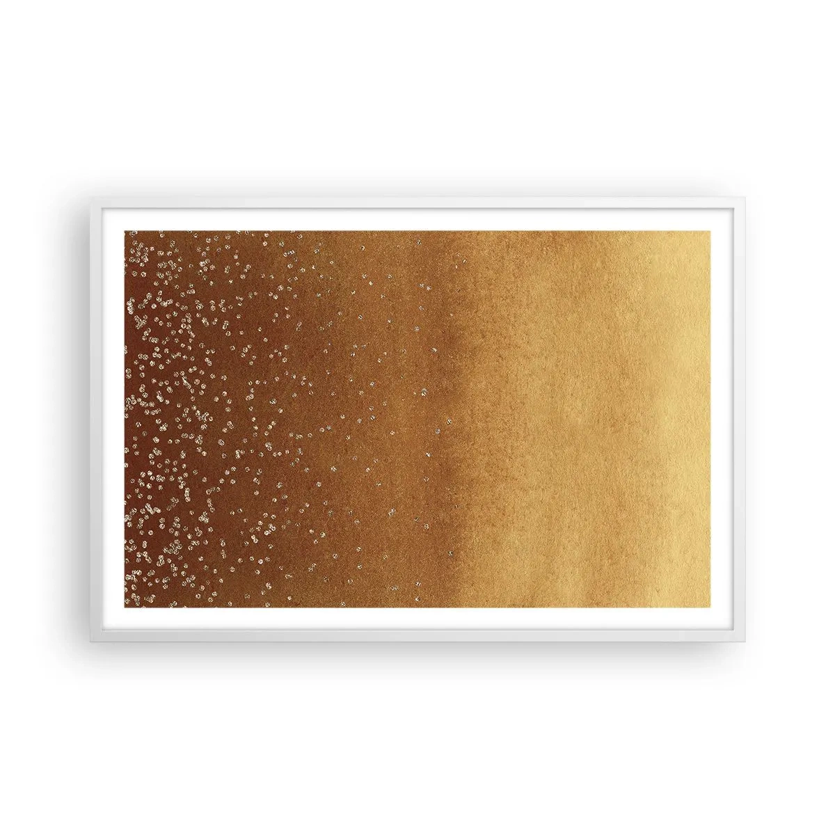 Poster in cornice bianca - La nascita della luce - 91x61 cm