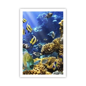 Poster - Traffico intenso sulla via delle vacanze - 61x91 cm