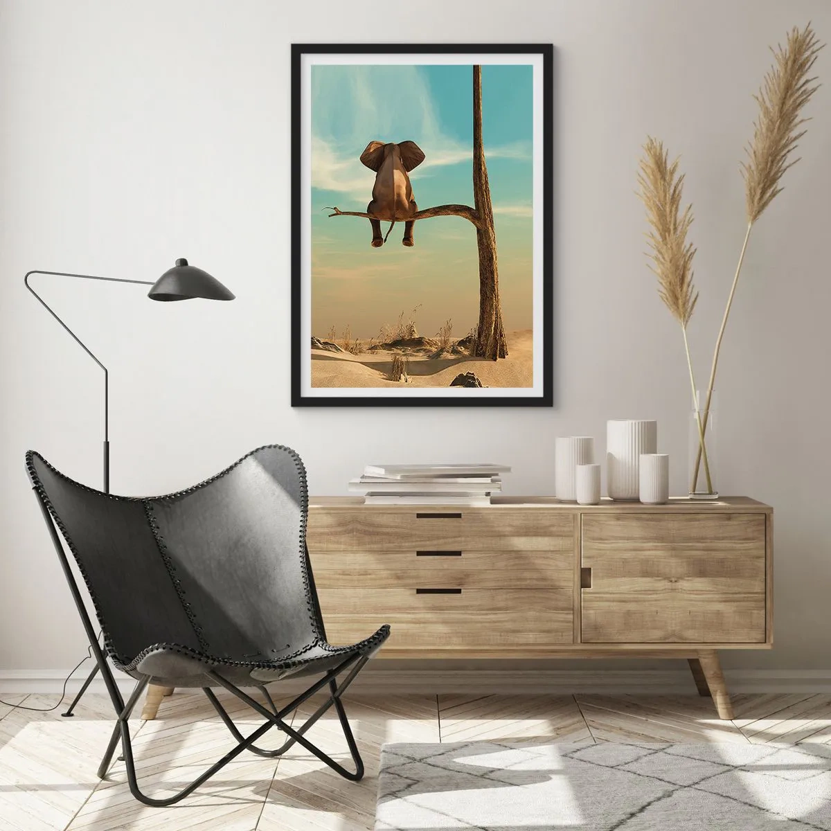 Poster in cornice nera - Nuovo punto di vista - 40x50 cm