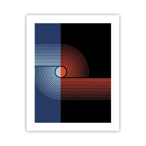 Poster - Nell'abbraccio geometrico - 40x50 cm