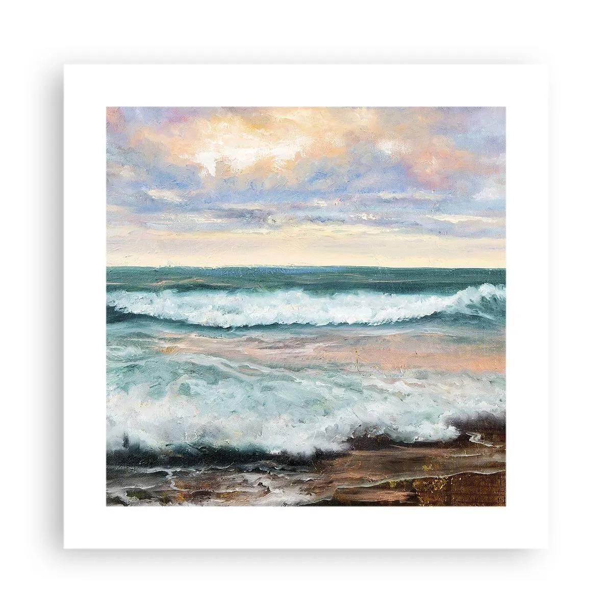 Poster - Dove l'anima si calma - 40x40 cm