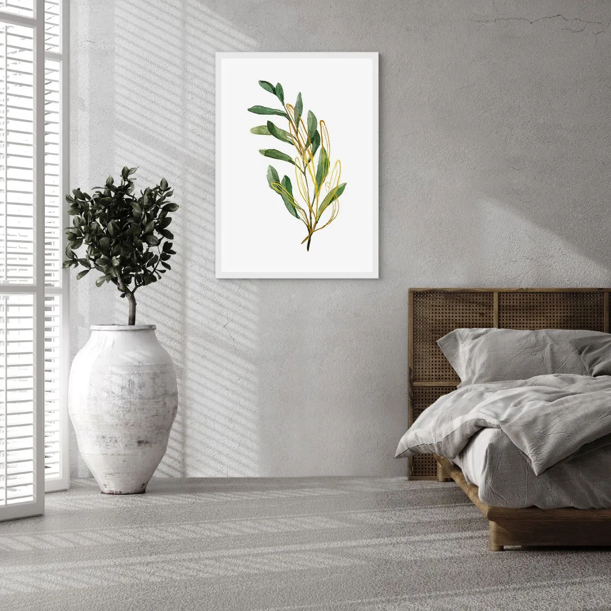 Poster in cornice bianca - Tutto ciò che è buono - 50x70 cm