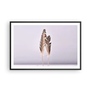 Poster in cornice nera - Contro il nulla - 91x61 cm