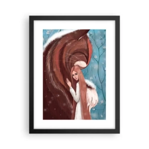 Poster in cornice nera - Benvenuti nella favola - 30x40 cm