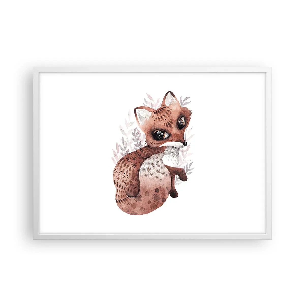 Poster in cornice bianca - Semplicemente da amare - 70x50 cm