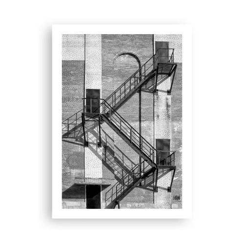 Poster - Stile industriale - 50x70cm - Stile industriale - Decorazione murale moderna per soggiorno e camera da letto ARTTOR
