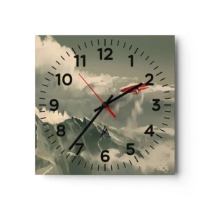 Orologio da parete - Orologio in Vetro - Pioniere senza paura - 30x30 cm
