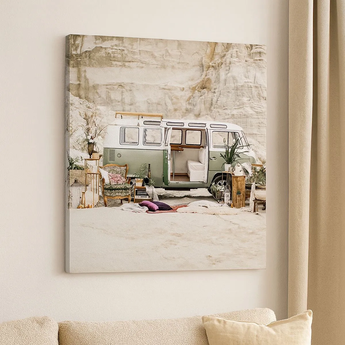 Quadro su tela - Stampe su Tela - è tempo di viaggiare - 30x30 cm