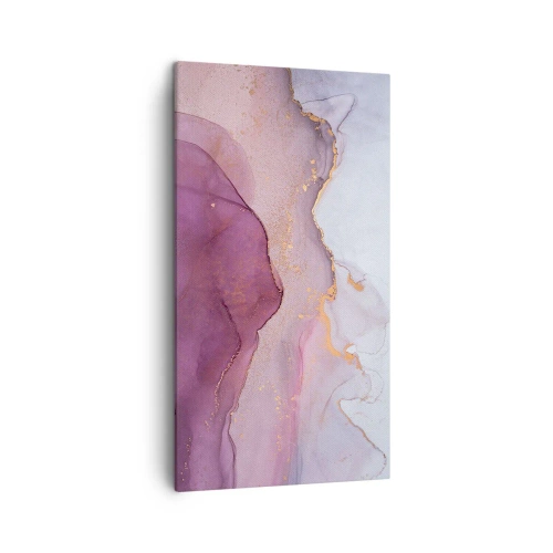 Quadro su tela - Stampe su Tela - Onde di lilla e viola - 45x80 cm