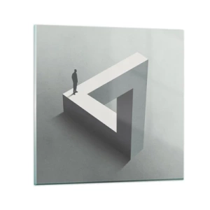 Quadro su vetro - Eppure è possibile - 30x30 cm