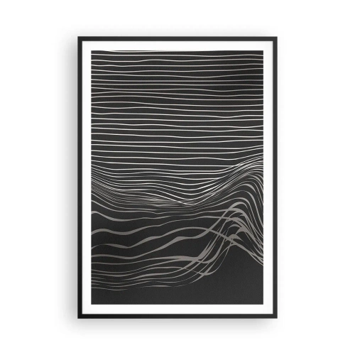 Poster in cornice nera - Ritmo e accento - 70x100 cm