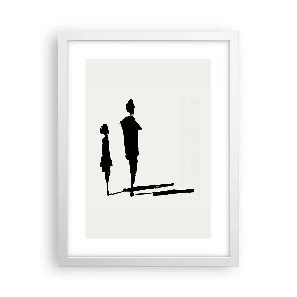 Poster in cornice bianca - Sicuramente insieme? - 30x40 cm