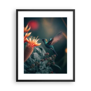 Poster in cornice nera - Una vita davvero a colori - 40x50 cm