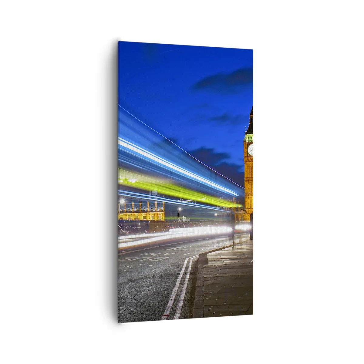Quadro su tela - Stampe su Tela - Sotto lo sguardo del Big Ben - 65x120 cm