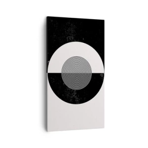 Quadro su tela - Stampe su Tela - Armonia in bianco e nero - 45x80 cm