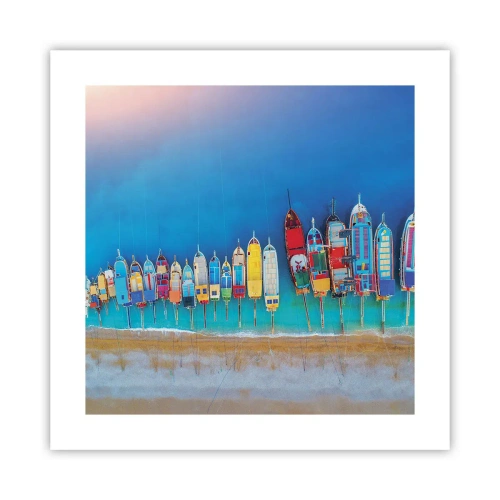 Poster - A volo d'uccello - 40x40 cm