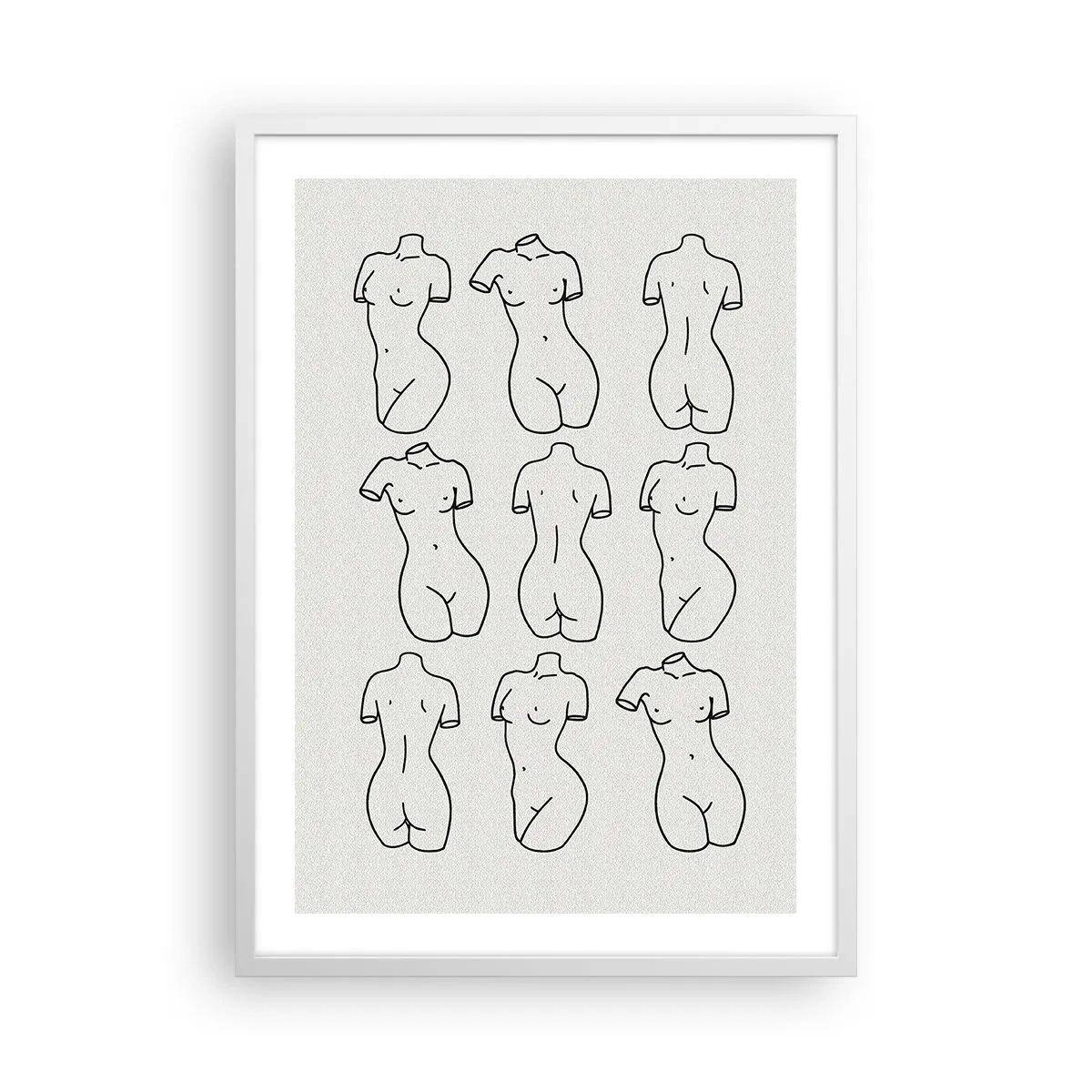 Poster in cornice bianca - Solo Venere - 50x70 cm