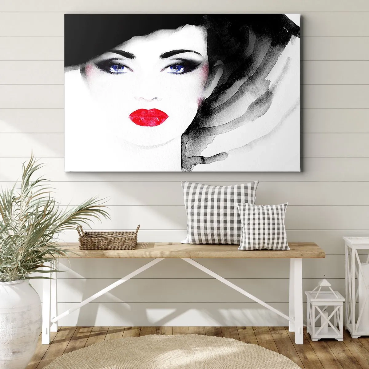 Quadro su tela - Stampe su Tela - Respinge e richiama - 70x50 cm