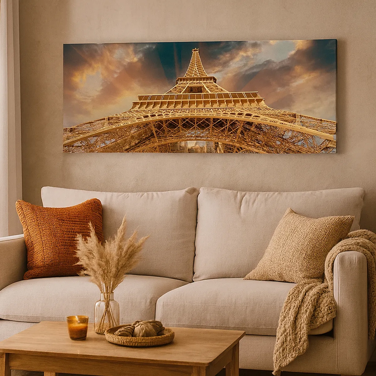 Quadro su tela - Stampe su Tela - Come gli uomini hanno raggiunto il cielo - 30x30 cm