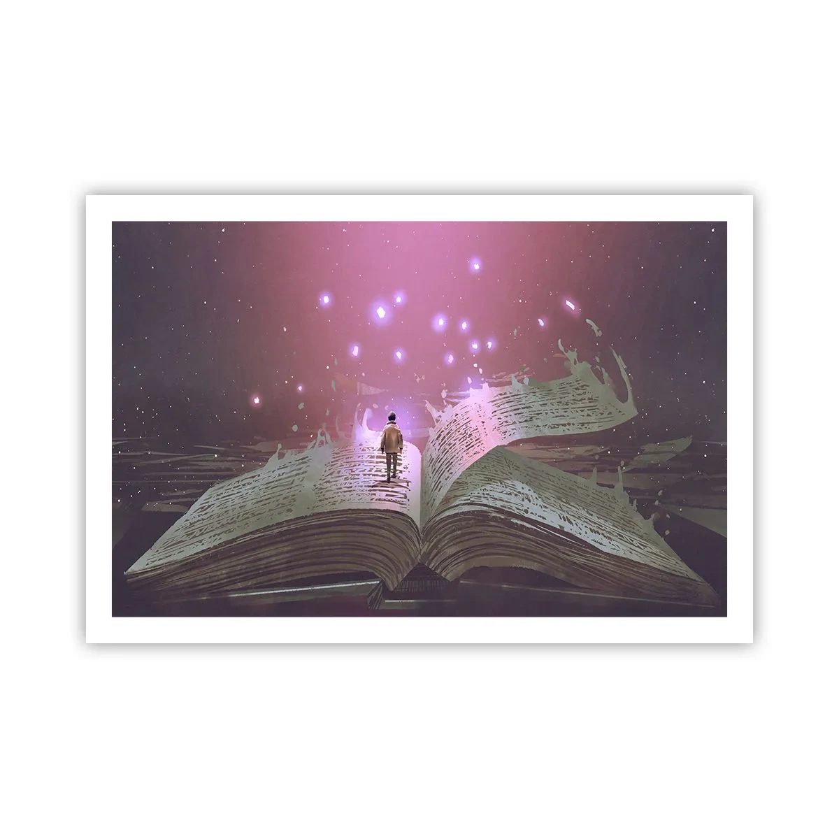 Poster - Invito ad un altro mondo: leggi! - 91x61 cm