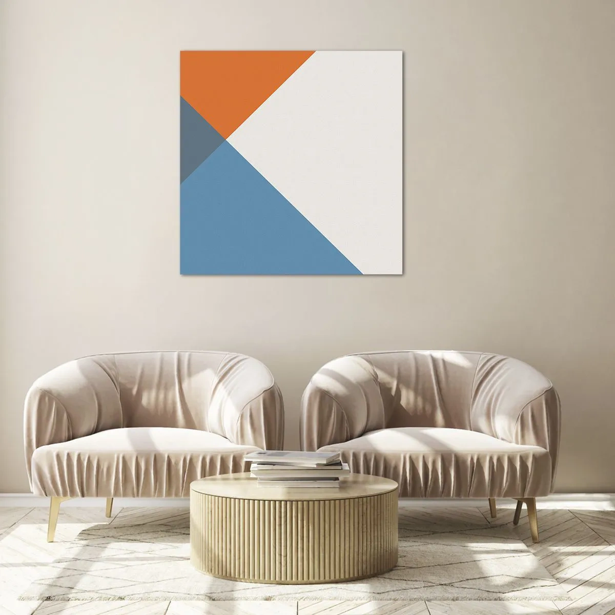 Quadro su vetro - Ad angolo... - 50x50 cm