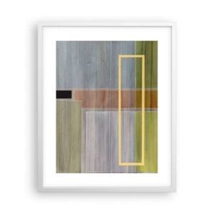 Poster in cornice bianca - Semplice e tranquillo - 40x50 cm