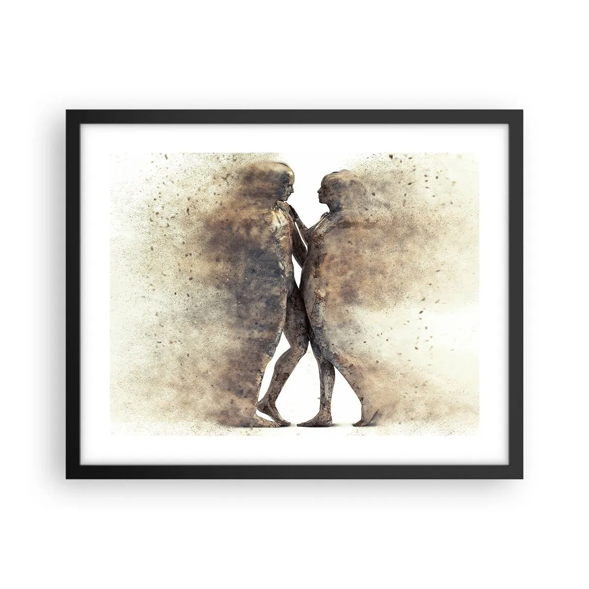 Poster in cornice nera - Nati dalla polvere, per amare - 50x40 cm