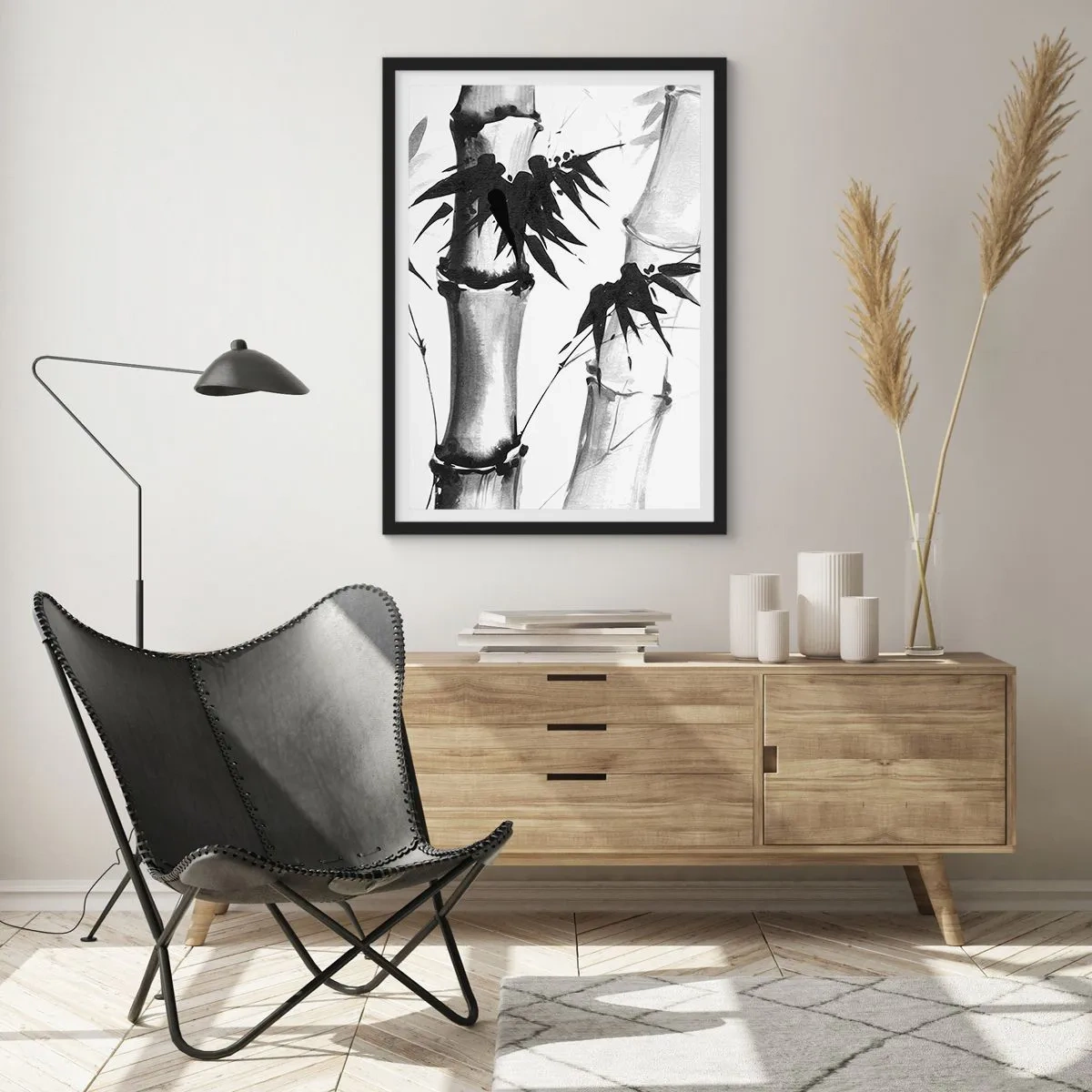 Poster in cornice nera - Particolare d'oriente - 40x50 cm