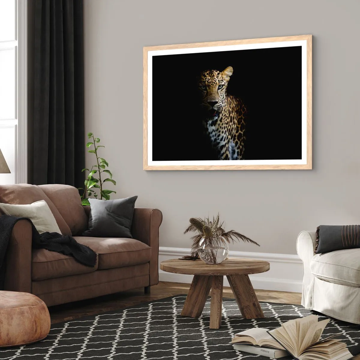 Poster in cornice rovere chiaro - Bellezza tenebrosa - 40x30 cm