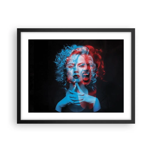 Poster in cornice nera - Alter ego - 50x40 cm