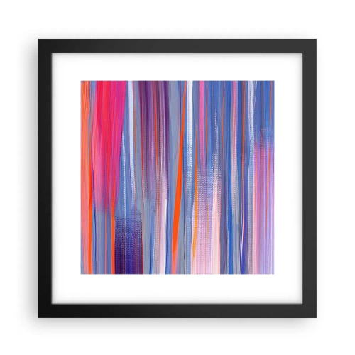 Poster in cornice nera - Ascensione arcobaleno - 30x30 cm