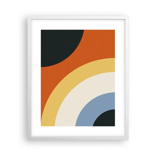 Poster in cornice bianca - Verso di se - 40x50 cm