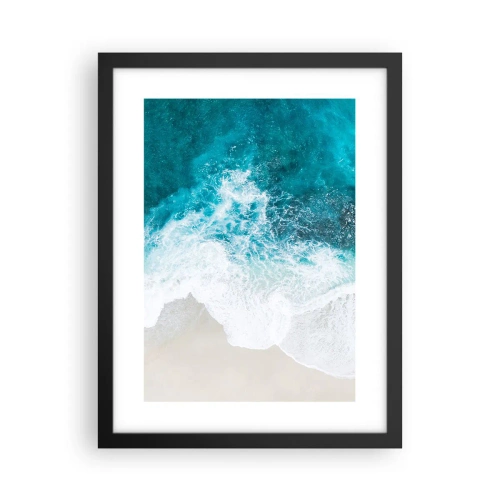 Poster in cornice nera - Morbidezza naturale - 30x40 cm