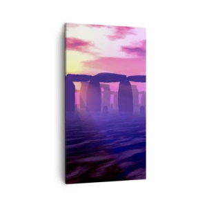 Quadro su tela - Stampe su Tela - Mistero in un'alba nebbiosa - 45x80 cm