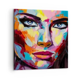 Quadro su tela - Stampe su Tela - Anche l'anima è colorata - 60x60 cm