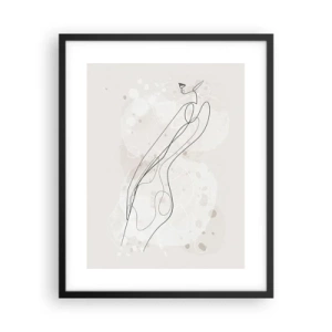 Poster in cornice nera - Errando con lo sguardo - 40x50 cm