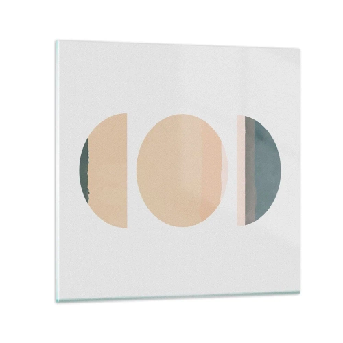 Quadro su vetro - Un cerchio dopo l'altro - 70x70 cm