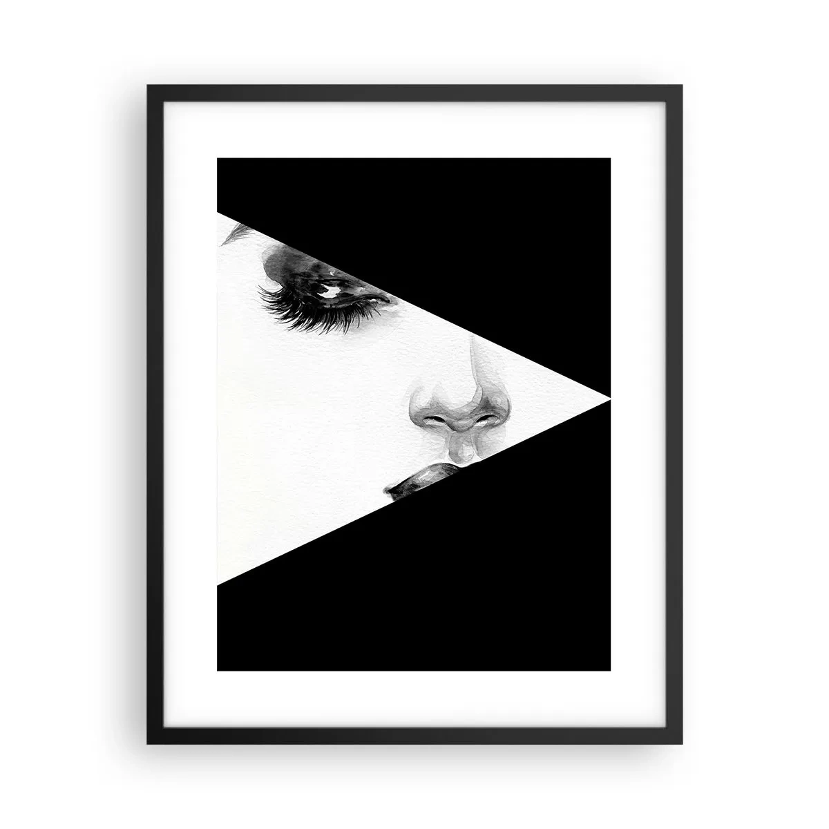Poster in cornice nera - Sempre da scoprire - 40x50 cm